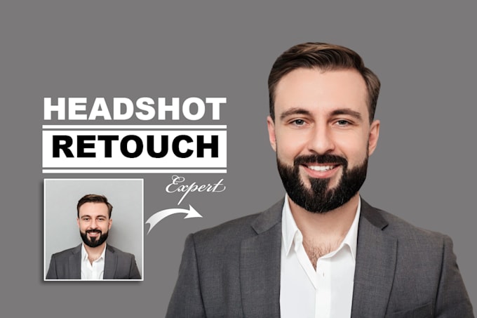 Gig Preview - Enhance corporate headshot retouch