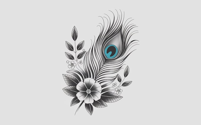 Gig Preview - Draw custom bali traditional tattoo design for commercial use