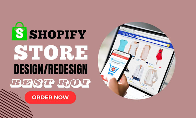 Gig Preview - Design a high converting shopify store to boost your success