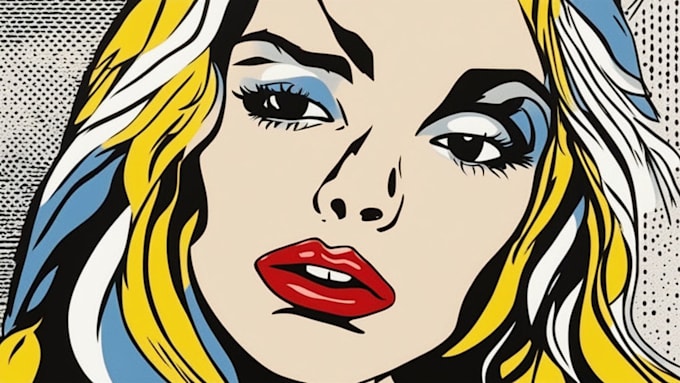 Gig Preview - Draw pop art or roy lichtenstein style