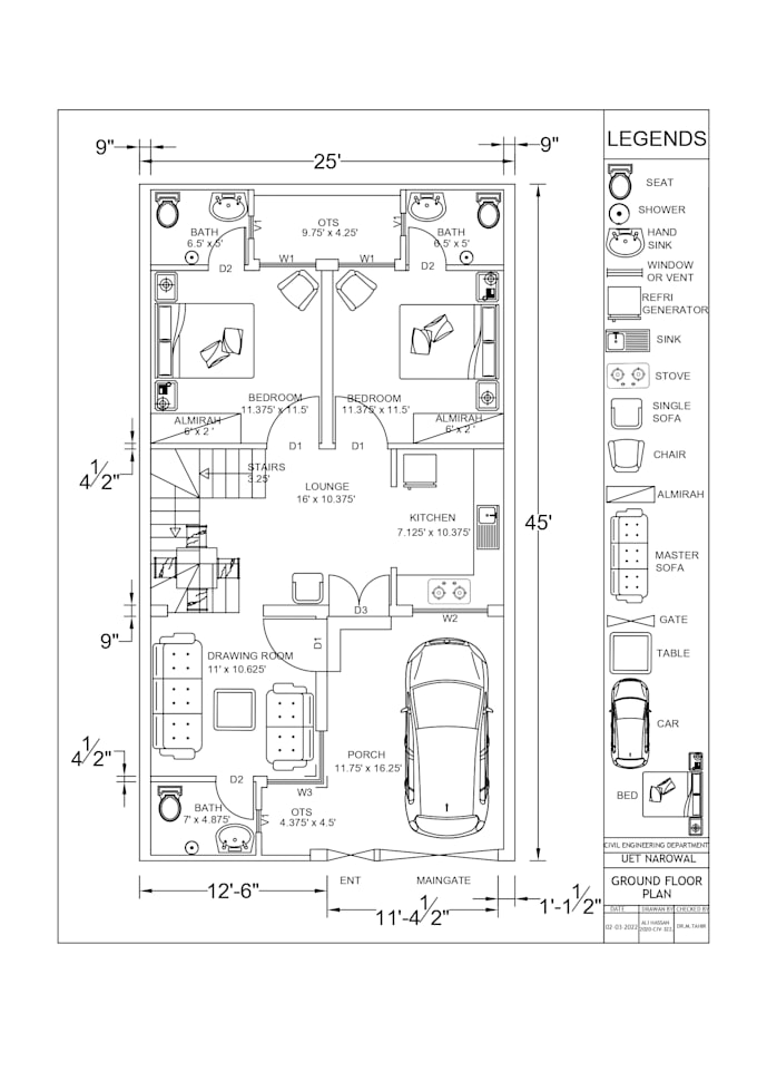 Gig Preview - Draw accurate floor plans in autocad