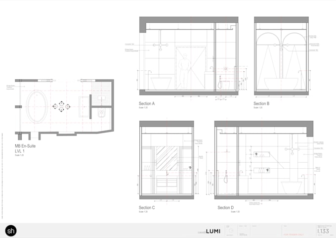 Gig Preview - Make interior design plans with technical specifications