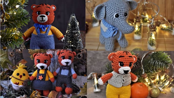 Bestseller - write detailed amigurumi picture crochet pattern amigurumi pattern for your etsy