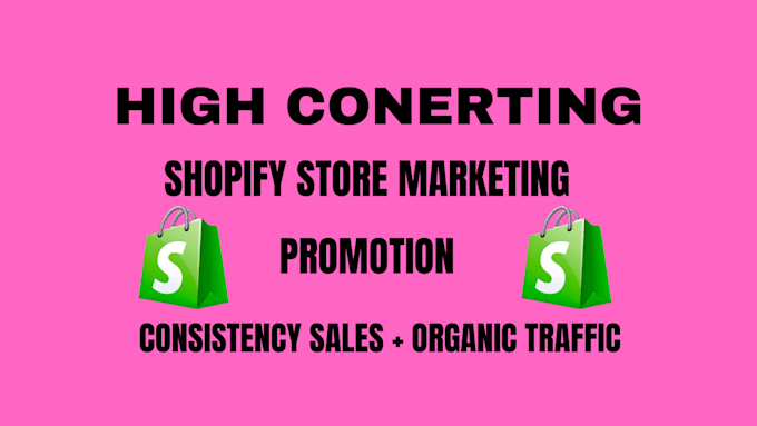 Gig Preview - Do shopify website traffic shopify store promotion shopify sales