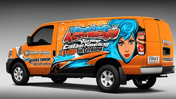 Gig Preview - Make creative vehicle wrap design for your car, truck, van