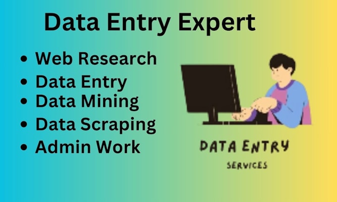 Gig Preview - Do perfect data entry work for you professionally