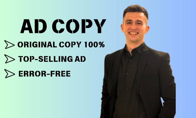 Gig Preview - Write bestselling ad copy as your main copywriter