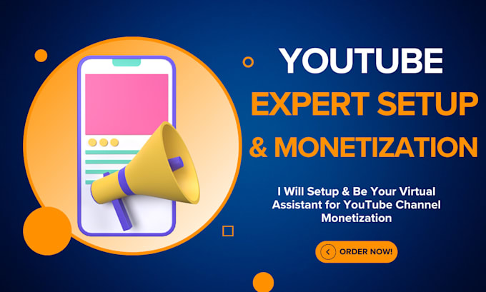 Bestseller - setup, virtual assistant for your youtube channel for monetization