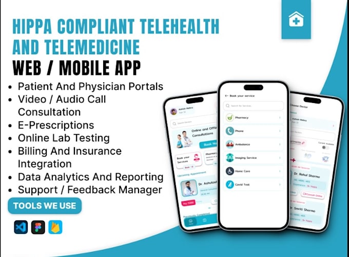 Gig Preview - Do telemedicine app ai medical assistant doctor healthcare agent saas based app