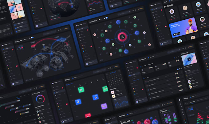 Gig Preview - Design saas, CRM and admin dashboard UI UX design in figma