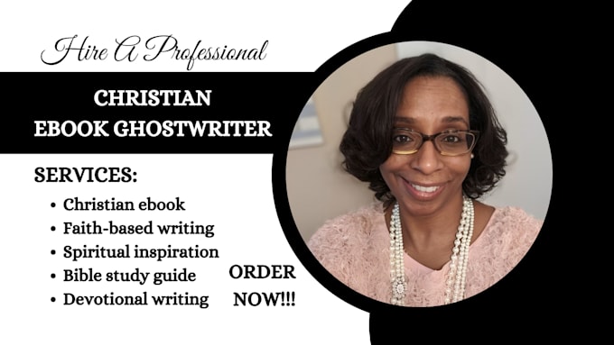 Gig Preview - Be your ebook writer, christian ebook, ebook ghostwriter, book writer, christian