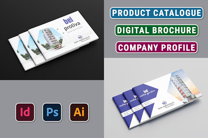 Gig Preview - Do professional product catalog, brochure, magazine design