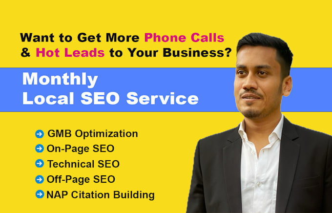 Gig Preview - Do monthly local SEO service for gmb ranking,  google maps optimization