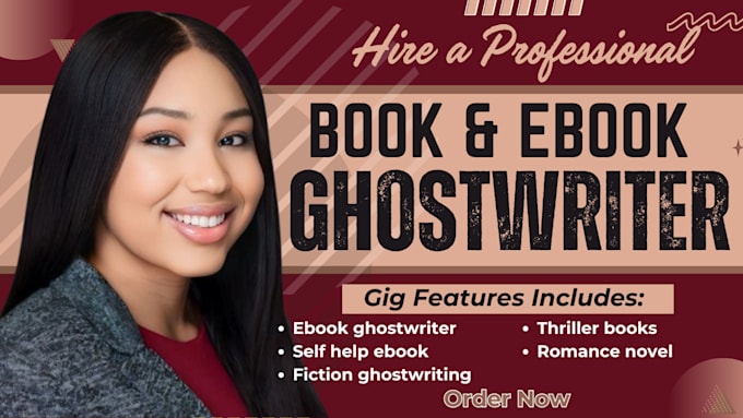 Gig Preview - Be ebook ghostwriter, fiction ghostwriter, romance, erotic story, fiction novel