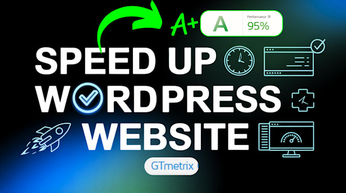 Gig Preview - Speed up your wordpress website fast and optimize