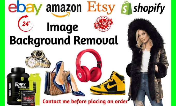 Gig Preview - Remove background from 200 images of ebay amazon products