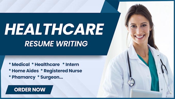 Gig Preview - Write a professional medical resume, nursing and healthcare resume to win jobs