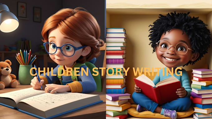 Gig Preview - Be your children ghostwriter, do kids story, story book, ebook ghostwriter