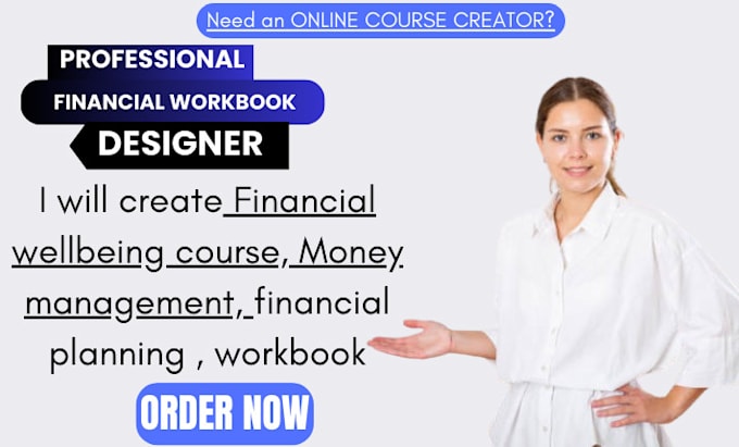 Bestseller - create financial wellbeing course, money management, financial plan, workbook