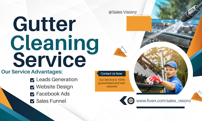 Gig Preview - Gutter cleaning leads window cleaning cleaning service house cleaning