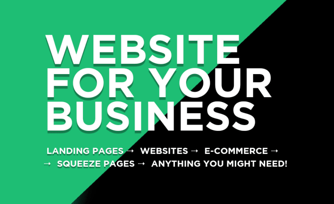 Gig Preview - Develop a business website or landing page