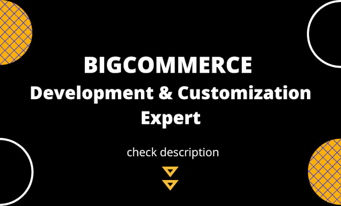 Gig Preview - Design or create bigcommerce online store shopify ecommerce website online shop