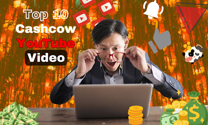 Gig Preview - Create a cashcow youtube videos, cash cow channel and top 10 cash cow videos