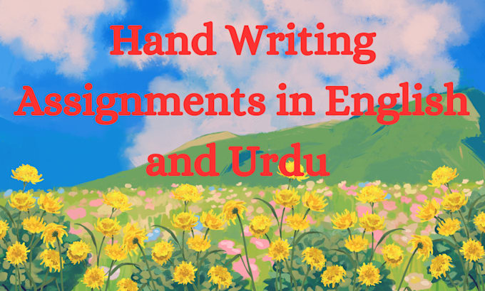 Gig Preview - Write  hand written  assignments  for you