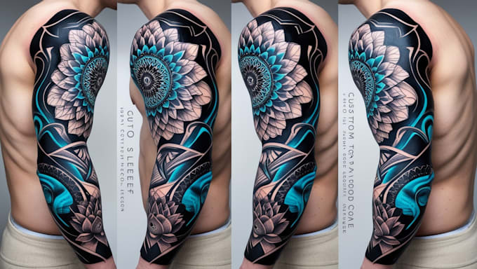 Gig Preview - Create attractive realism and sleeve tattoo designs