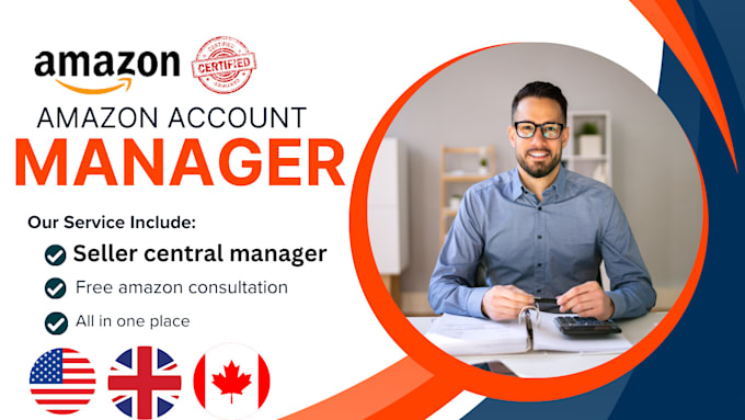 Gig Preview - Be amazon account manager for your amazon seller central