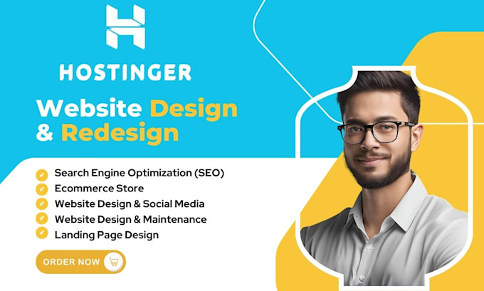 Gig Preview - Hostinger website design hostinger website redesign wordpress website design