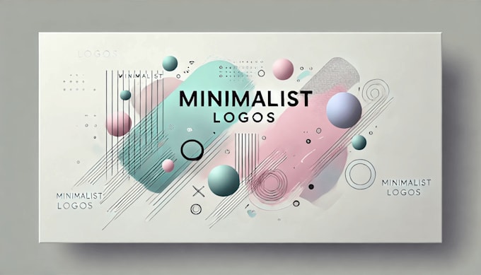 Gig Preview - Minimalist logo design professional and affordable