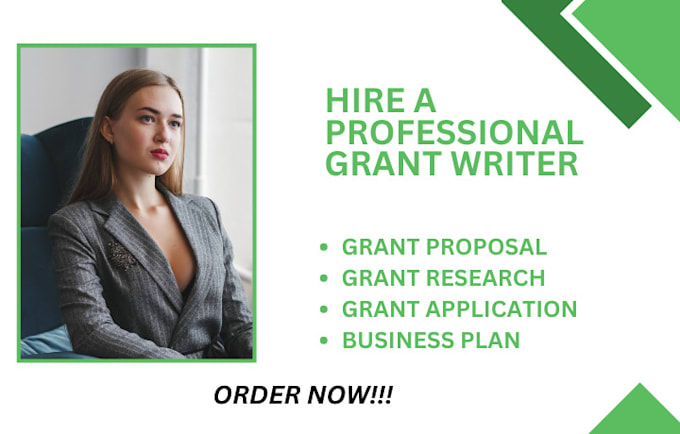 Gig Preview - Research grant ,write grant proposal ,grant application and do grant writing