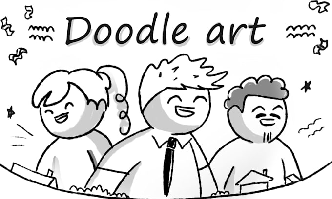 Gig Preview - Create custom doodle illustrations