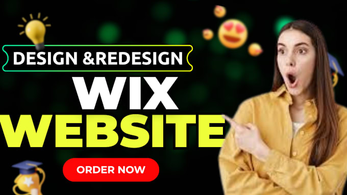 Gig Preview - Build wix website design, wix redesign wix website development