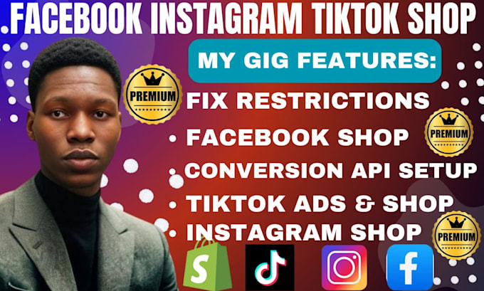 Gig Preview - Setup tiktok shop fb ig shop product hunting and sync to shopify monetize tiktok