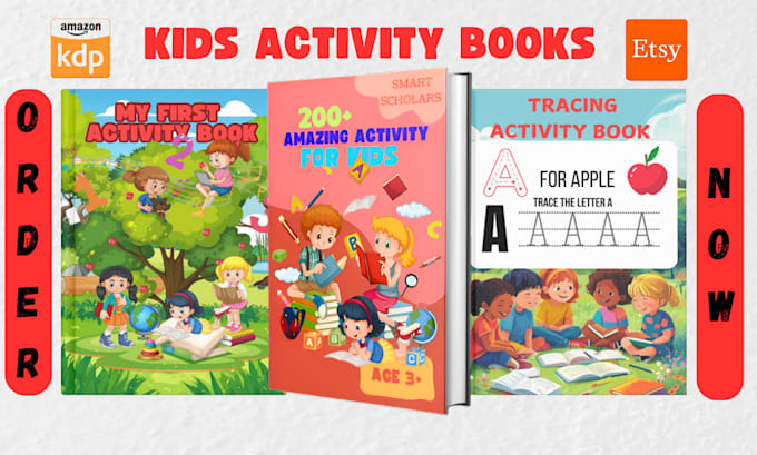 Gig Preview - Design custom kids activity books