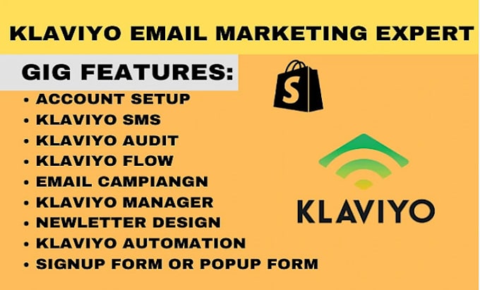 Bestseller - setup klaviyo email and sms campaign for real restate agency