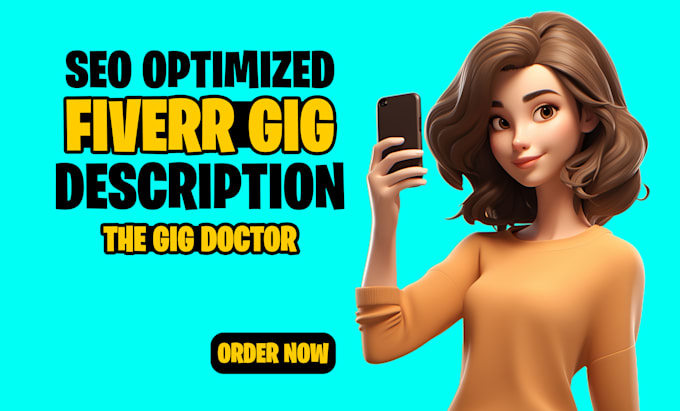 Gig Preview - Write SEO optimized fiverr gig description