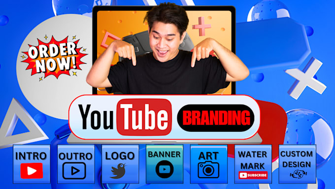 Gig Preview - Do complete youtube channel branding with edits you want