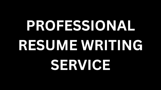 Gig Preview - Deliver professional resume writing services, cover letter