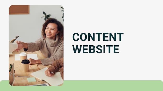 Gig Preview - Create a good and reliable content website