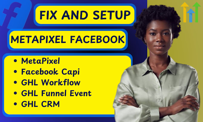 Gig Preview - Setup ghl metapixel facebook capi ghl workflow gohighlevel CRM funnel events