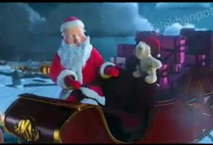 Gig Preview - Make santa claus christmas gift, christmas logo animation, 3d santa music video