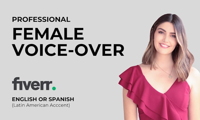 Bestseller - record a professional female voice over in spanish