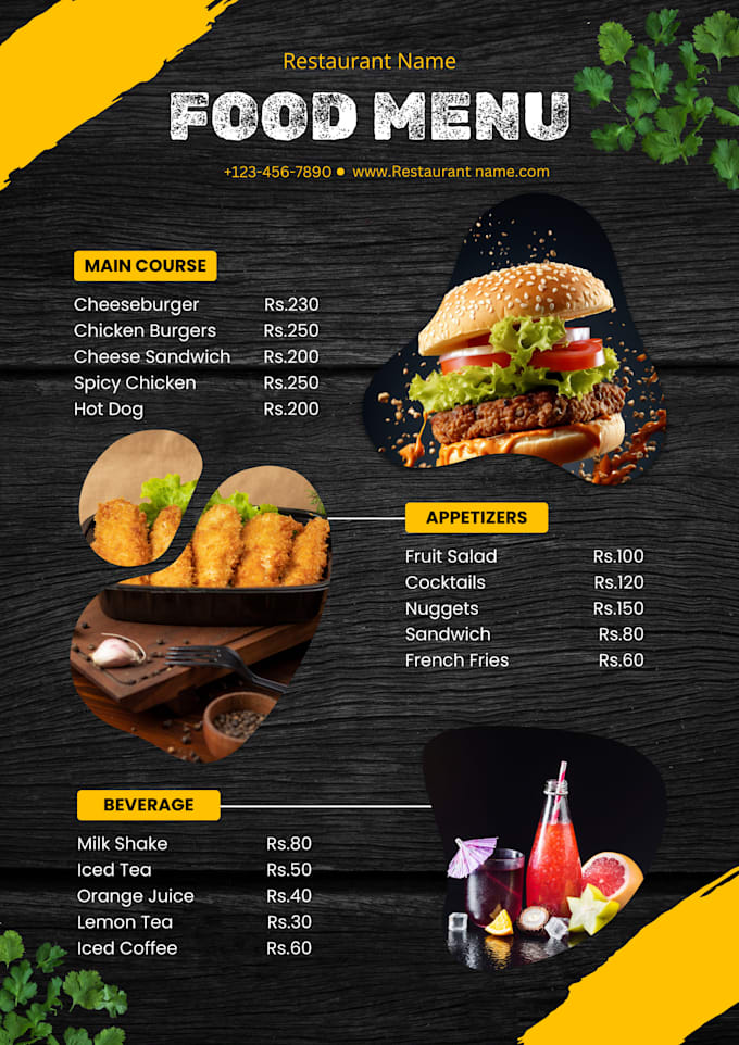 Bestseller - create a professional restaurant menu design