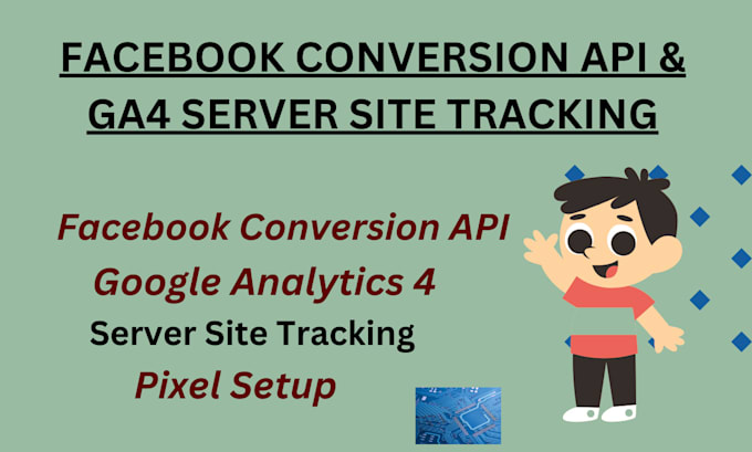 Gig Preview - Do fb conversion API and ga4 server site tracking setup