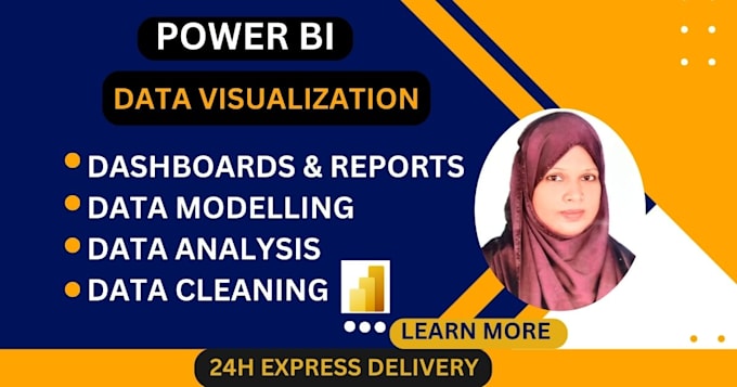 Gig Preview - Do create custom power bi dashboards and data analysis