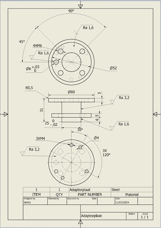 Bestseller - create technical drawings of your design