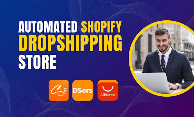 Gig Preview - Build an automated shopify dropshipping store or shopify website